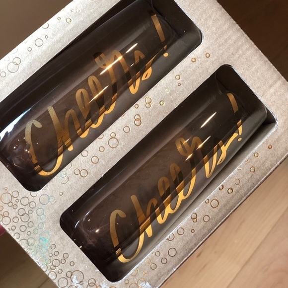 “Pop the bubbly” Champagne glass gift set - Picture 3 of 4